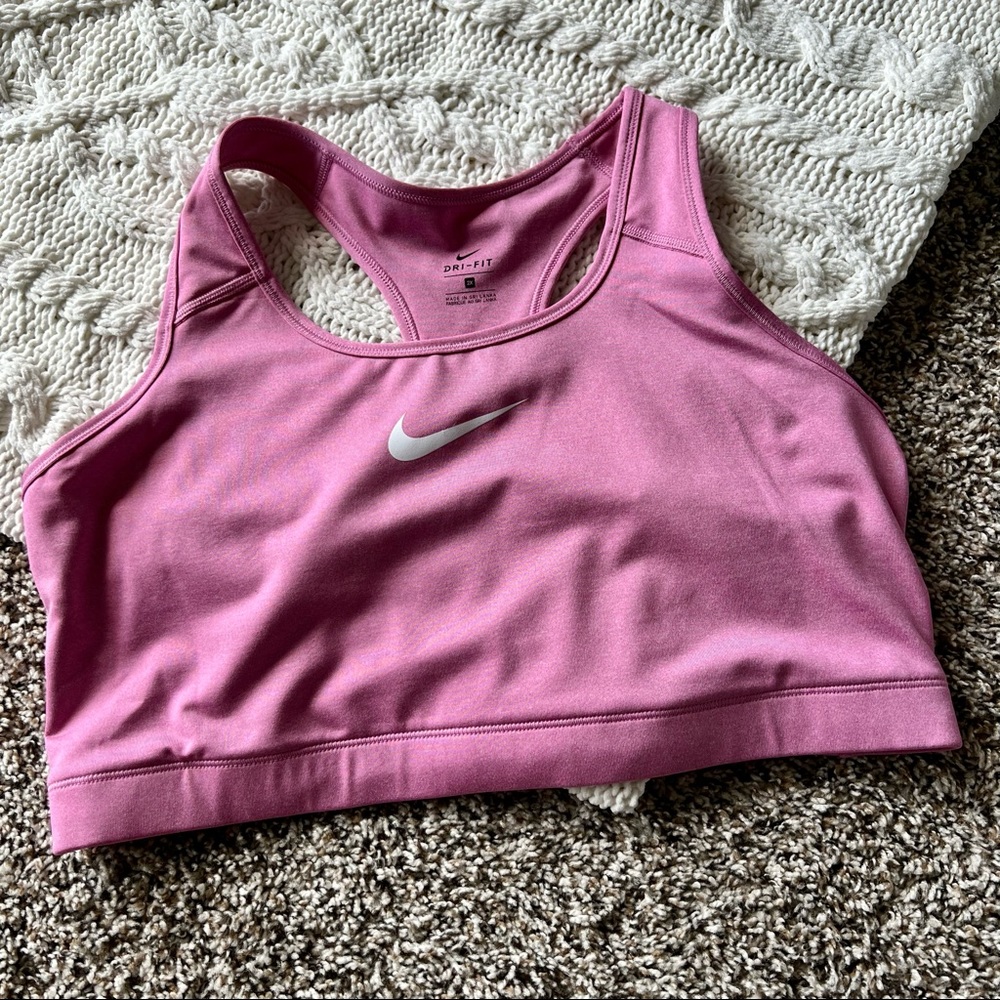 Nike Pink Sports Bra Size 2x